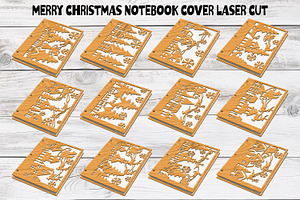 Merry Christmas Notebook Cover