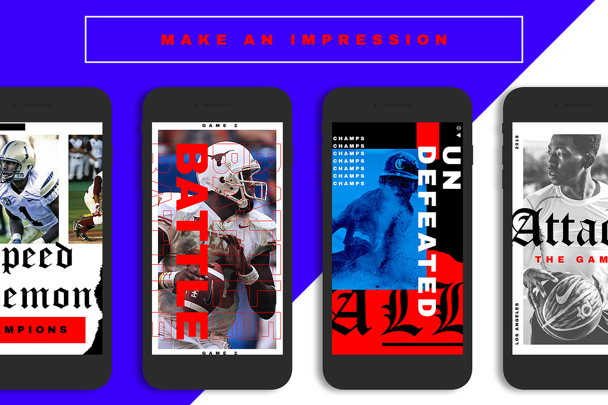 RUSH - 20 ANIMATED INSTAGRAM STORIES, a Social Media Template by GOAT Design Co. (Photo 3 of 6)