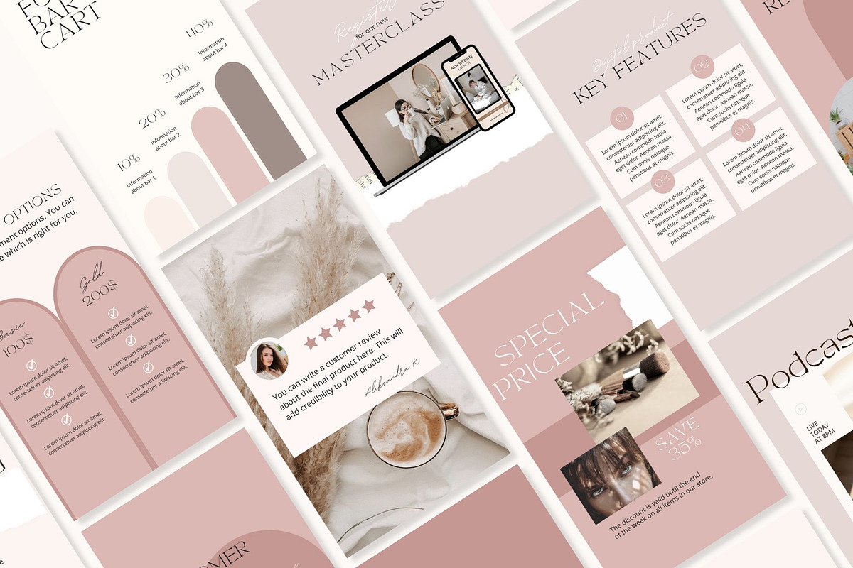 Instagram Creator Canva templates, a Social Media Template by DesignKora (Photo 16 of 19)