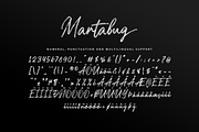 Martabug - Handwritten Brush Font, a Script Font by overlaytemplates (Thumbnail 6 of 6)