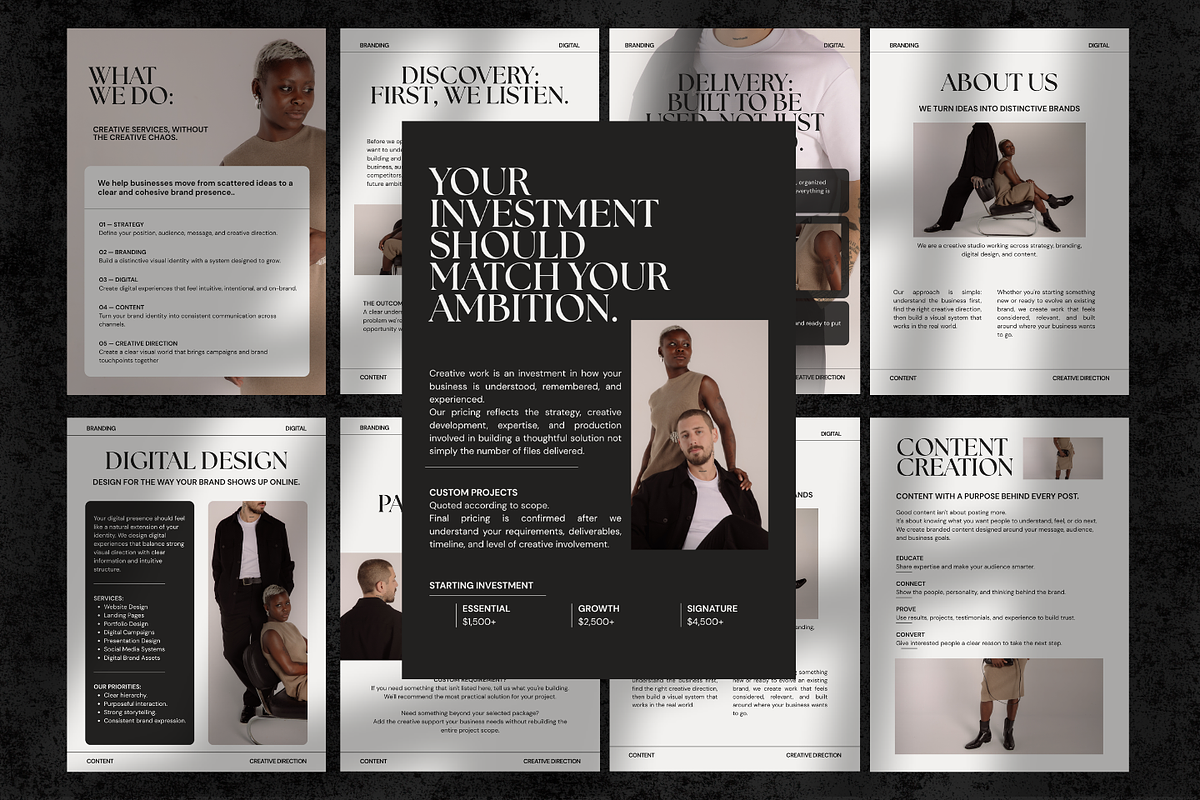 Creative Services Pricing Guide, a Marketing Template by ShowUp! Studio (Photo 6 of 7)