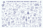 Various sketches on school subjects, an Education Illustration by WINS Doodle shop (Thumbnail 1 of 3)