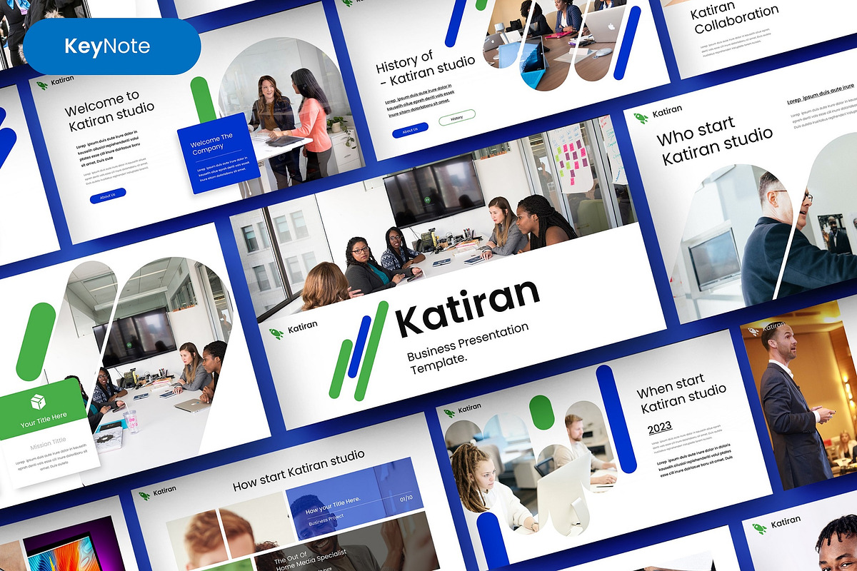 Katiran - Business Keynote Template, a Presentation Template by Dens Creative Studio (Photo 1 of 6)