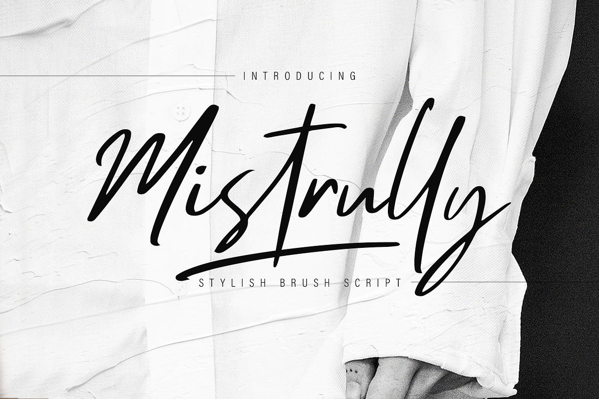 Mistrully Brush Business Font