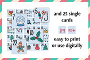 Christmas Advent Calendar for kids, a Card Template by AnnaViolet_store (Thumbnail 3 of 11)