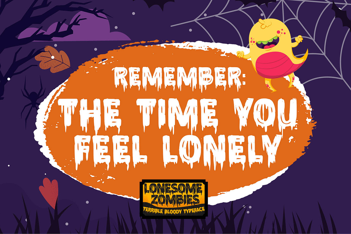 Lonesome Zombies - Terrible Bloody, a Font by Gassstype (Photo 3 of 8)