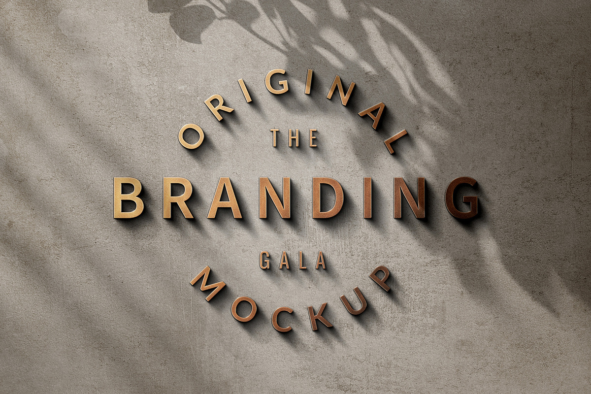 Metallic Sign Mockups, a Mockup by Design Squad (Photo 6 of 7)
