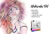 Procreate Watercolor Brushes, a Brush Add-On by Annex1 (Thumbnail 2 of 2)