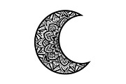 Mandala Crescent Moon Bundle, an Illustration by Designs_River (Thumbnail 13 of 31)