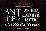 Thorncroft - Serif Grunge Horror, a Serif Font by Inviline.co (Thumbnail 12 of 15)