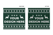 Christmas Knit Sweater Photo Effect, a Layer Style Add-On by DesignerCandies (Thumbnail 4 of 5)