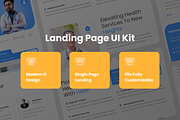 Homcare - Medical Landing Page, a Landing Page Template by SquidPixey (Thumbnail 3 of 5)