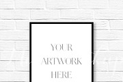 Black Frame Mockup, a Print Template by Miss Mockup (Thumbnail 2 of 2)