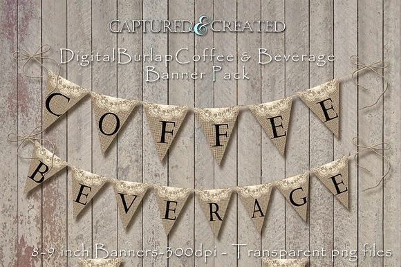 Burlap Wedding Coffee & Beverage Ban preview 2
