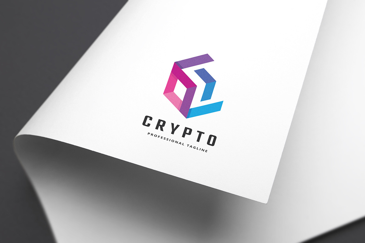 Crypto Cube Logo, a Branding & Logo Template by Design_Planet