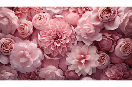 petals dusty rose flowers ai, a Nature Photo by pikepicture