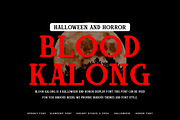 Blood Kalong - Halloween Horror Font, a Sans Serif Font by Iqsiart Studio (Thumbnail 1 of 7)