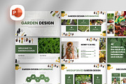 Garden Design Company PowerPoint, a Presentation Template by Digitcase x Wealthwells (Thumbnail 1 of 3)