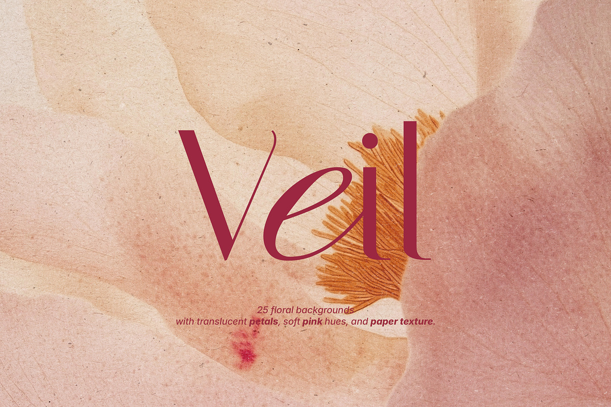 VEIL Flowers Collection, a Background Graphic by nkate (Photo 1 of 13)