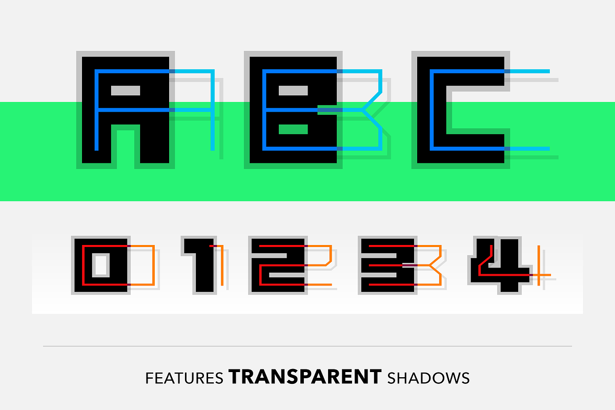SB Motor - Color Font, a Font by SelfBuild Type