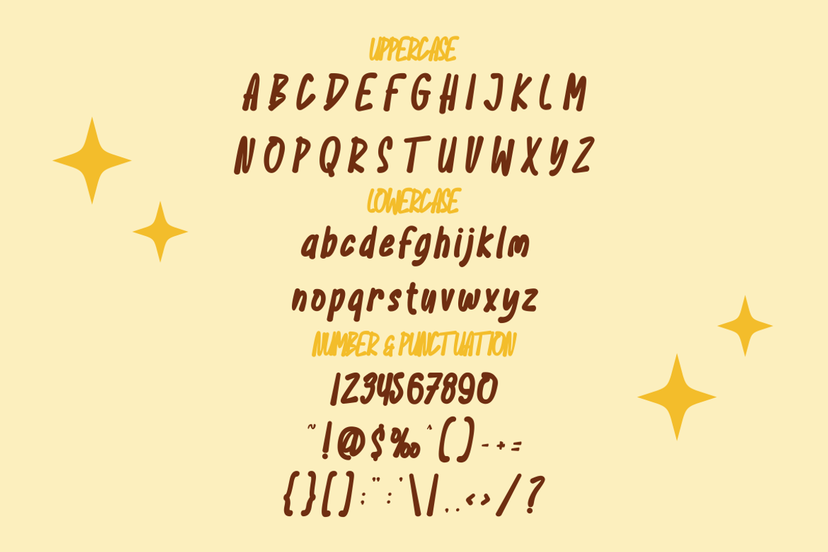 Choco Bounces Display Font, a Script Font by PutraCetol Studio (Photo 6 of 6)