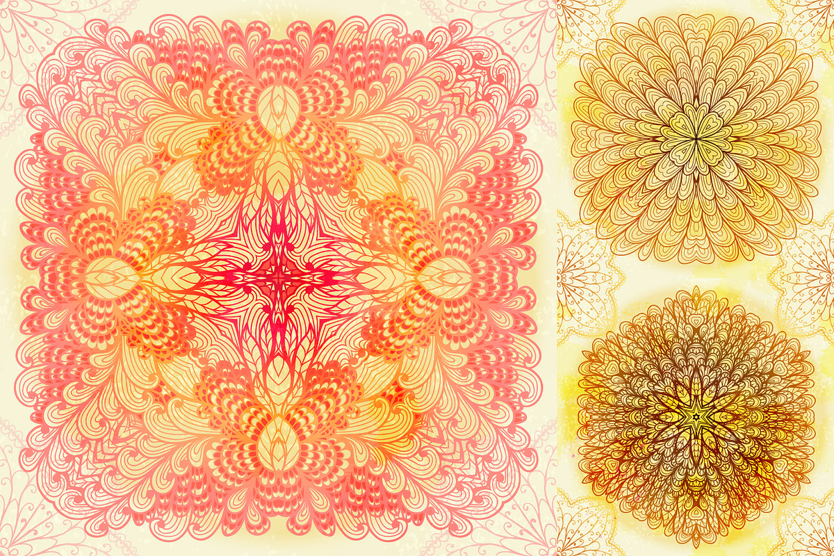 15 Floral Symmetry Patterns preview 3