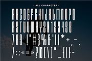 Swinger - Condensed Sans Serif Font, a Sans Serif Font by Pian45 Studio (Thumbnail 6 of 8)