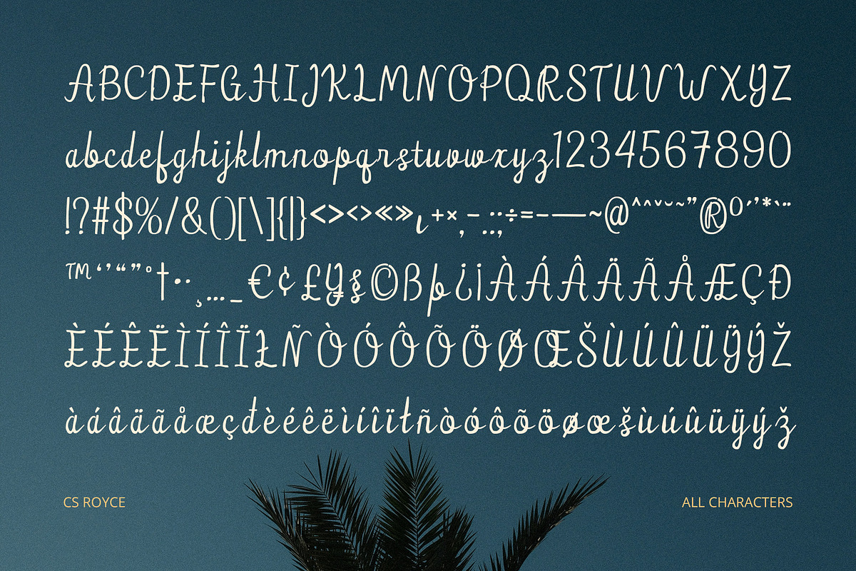 CS Royce – Script Font, a Script Font by Craft Supply Co. (Photo 8 of 8)