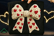 Faux Yarn Valentine’s Day Coquette, an Illustration by Craft Nest (Thumbnail 3 of 7)