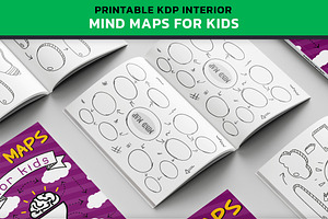 KDP Workbook With Mind Maps For Kids