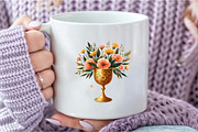 Golden Mother's Day Clipart, an Illustration by DreamCafeArt (Thumbnail 4 of 6)