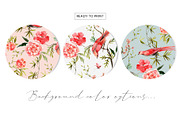 Chinoiserie Paradise, a Pattern Graphic by HannaStudio (Thumbnail 2 of 8)