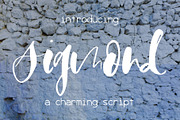 Sigmond Font, a Script Font by SophieSaxo (Thumbnail 1 of 9)