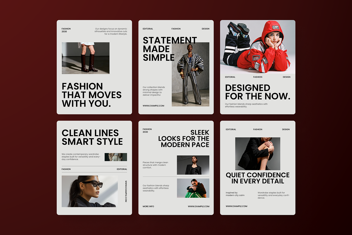 Fashion Instagram Post, a Social Media Template by Annora Studio (Photo 2 of 6)