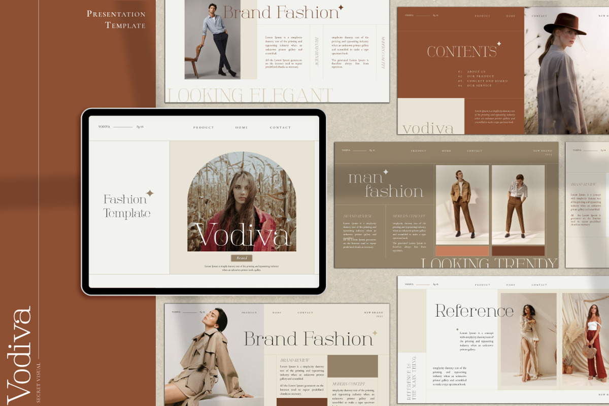 Vodiva - Keynote Template, a Presentation Template by Secret Visual (Photo 1 of 10)