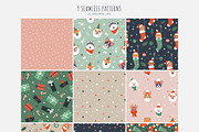 Christmas Dogs vector collection, a Decorative Illustration by 12pm-am (Thumbnail 4 of 10)
