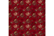 Regal Red Floral Seamless Pattern, a Pattern Graphic by Sharon Schwalbe (Thumbnail 4 of 5)