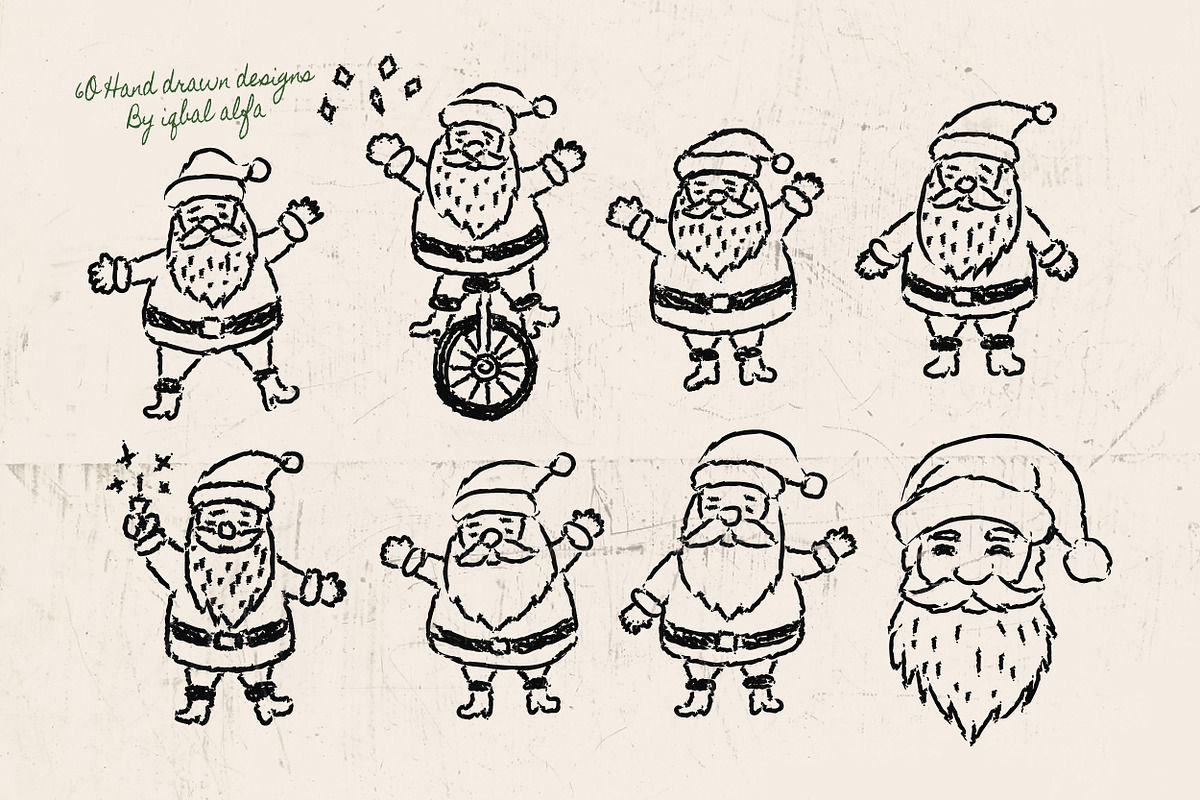 Hand Drawn Whimsical Christmas Icon, an Outline Icon by Baleee (Photo 5 of 7)