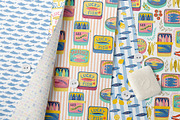 Mediterranean food Sardine patterns, a Pattern Graphic by Tani Kuzminka (Thumbnail 4 of 25)
