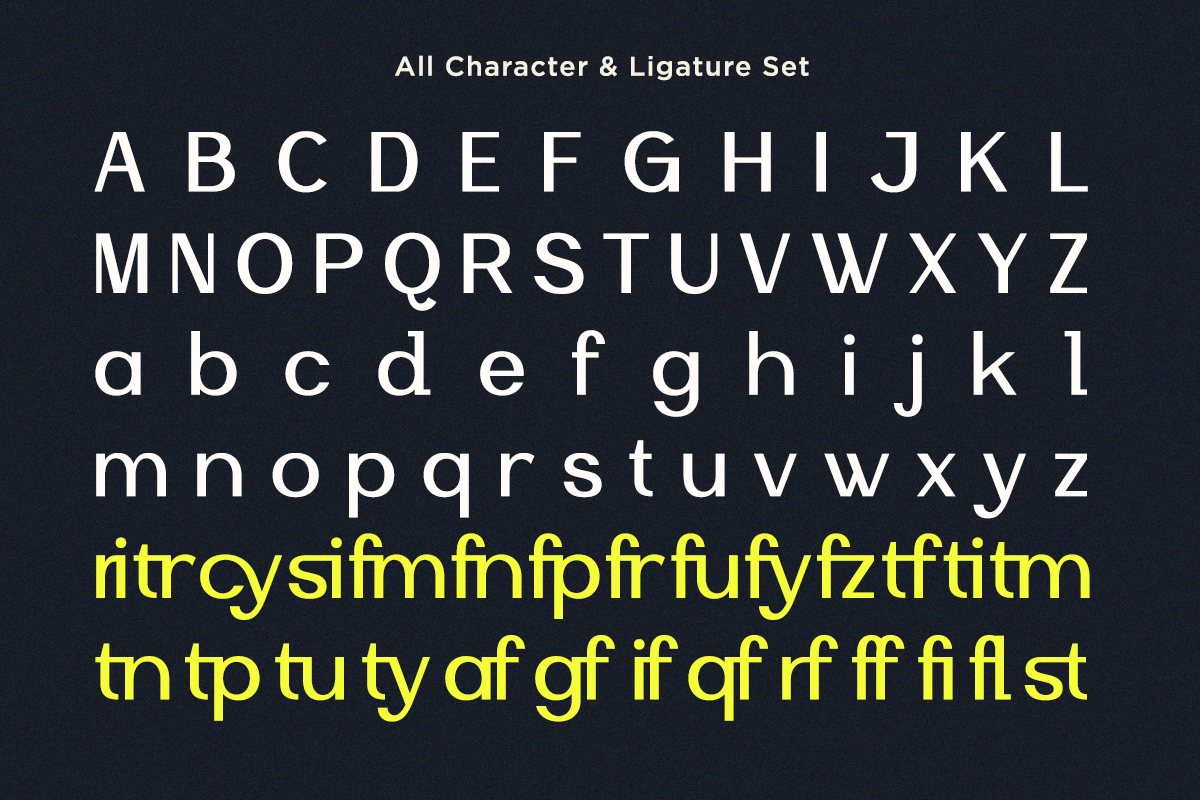 Qafine – Minimal Modern Sans, a Sans Serif Font by RagamKata (Photo 9 of 10)
