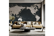 Vector World Map - Pacific View, a Graphic by PorcuPen Works (Thumbnail 3 of 6)