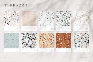 30 Terrazzo Seamless Pattern Kit