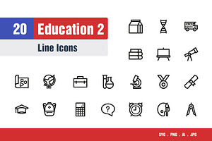 Education Icons #2