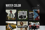 Watercolor Instagram Pack, a Social Media Template by Analogi Studio (Thumbnail 4 of 7)