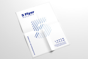 A5 Flyer Mock-Ups