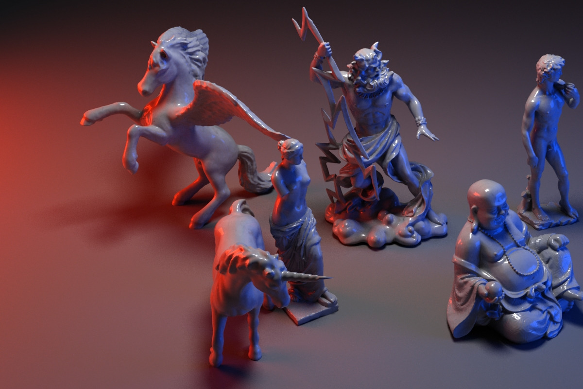 Famous Sculptures collection, an Animal 3D Model by Giimann (Photo 4 of 7)