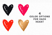 Hand drawn hearts. Big collection., a Decorative Illustration by JuliaMalinovskaya (Thumbnail 5 of 10)