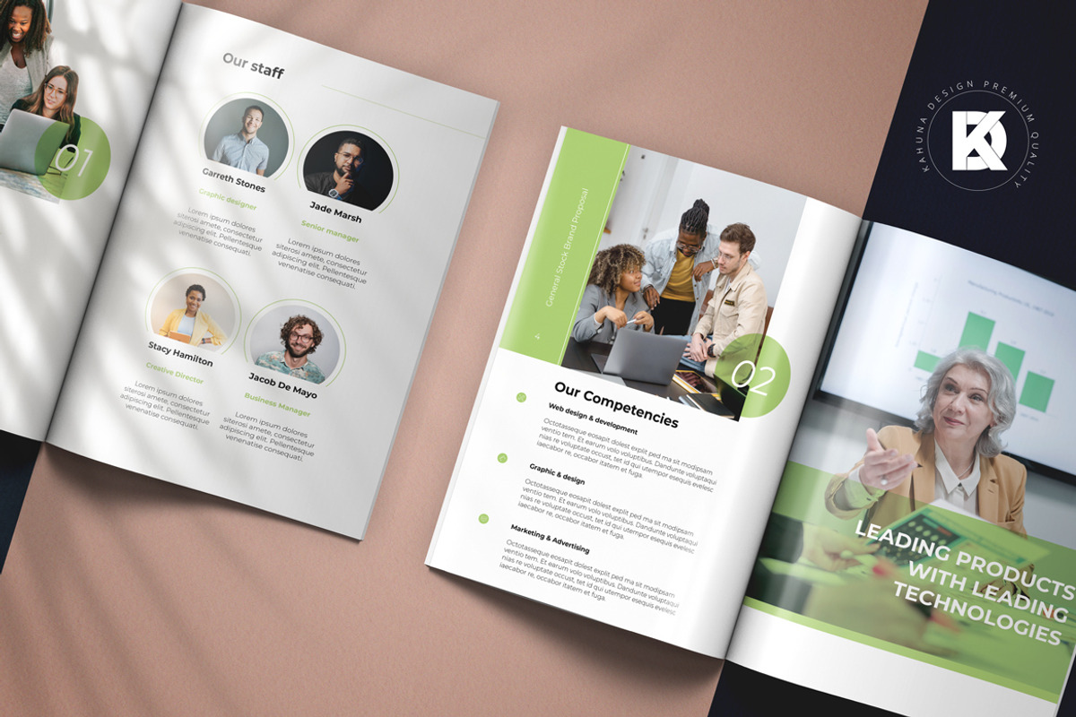 Green Project Proposal, a Brochure Template by Kahuna Design (Photo 3 of 11)
