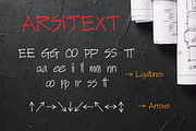 ARSITEXT - Handwriting Font, a Font by Aksa & Nusa Co. (Thumbnail 4 of 6)