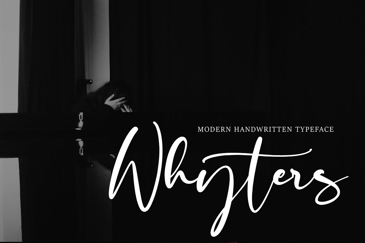 Sentired, a Script Font by pineungtype (Photo 8 of 9)